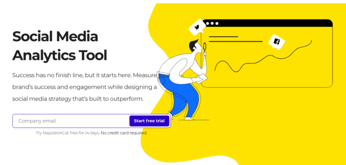 NapoleanCat social media analytics tool