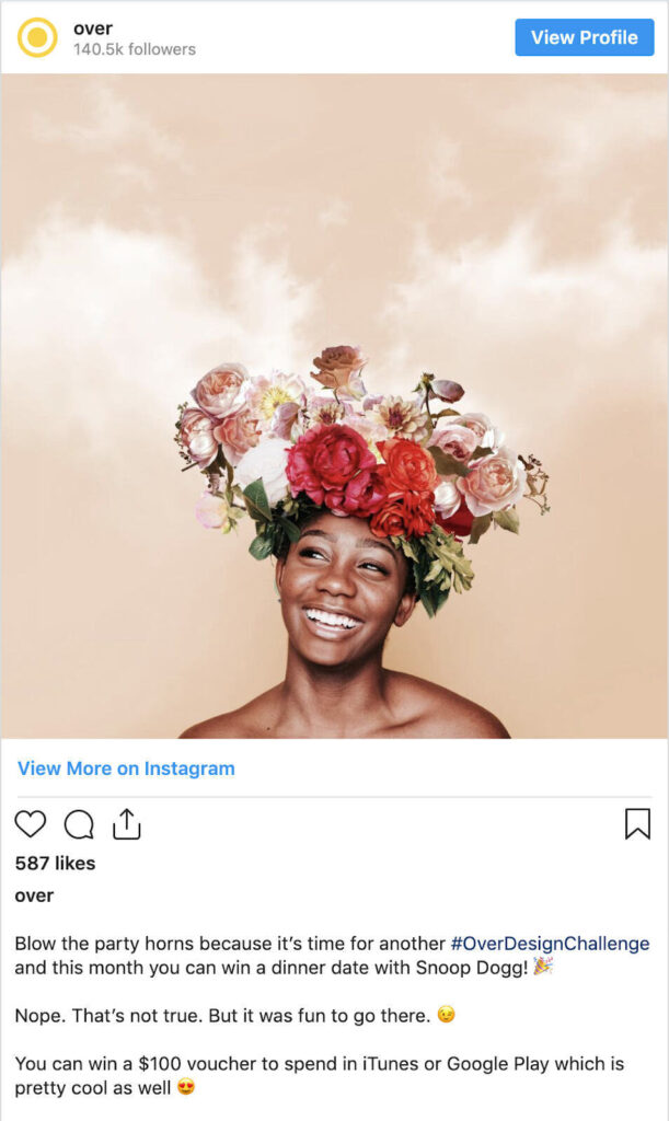 example of a UGC campaign