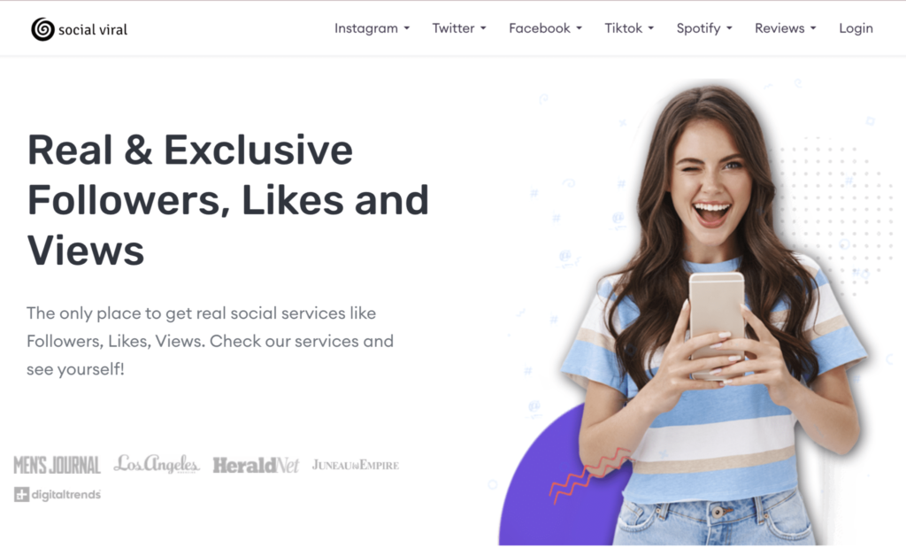 social viral homepage