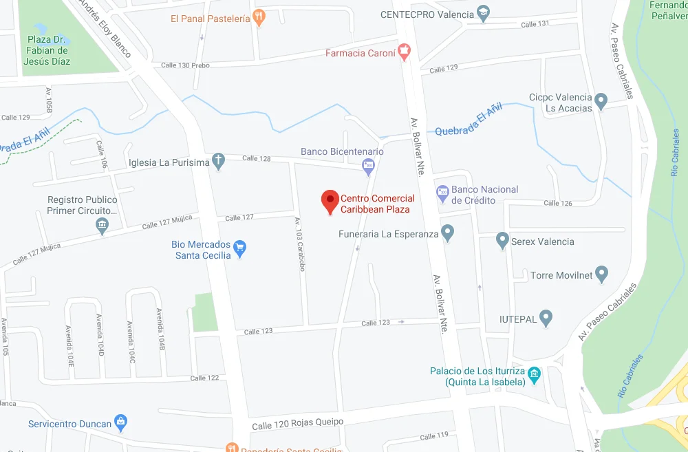 Mapa de nuestra ubicación.