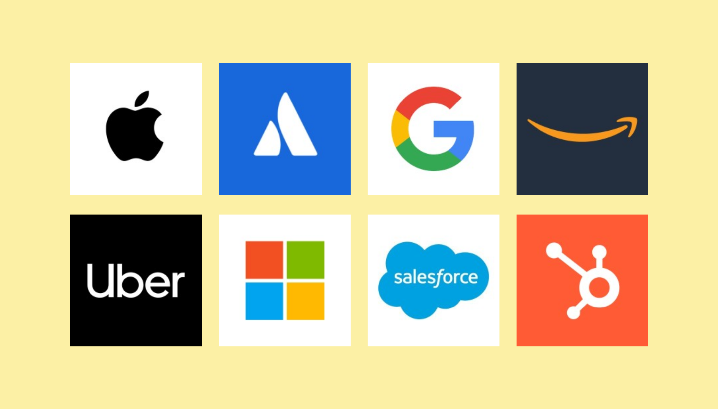 Tech company logos