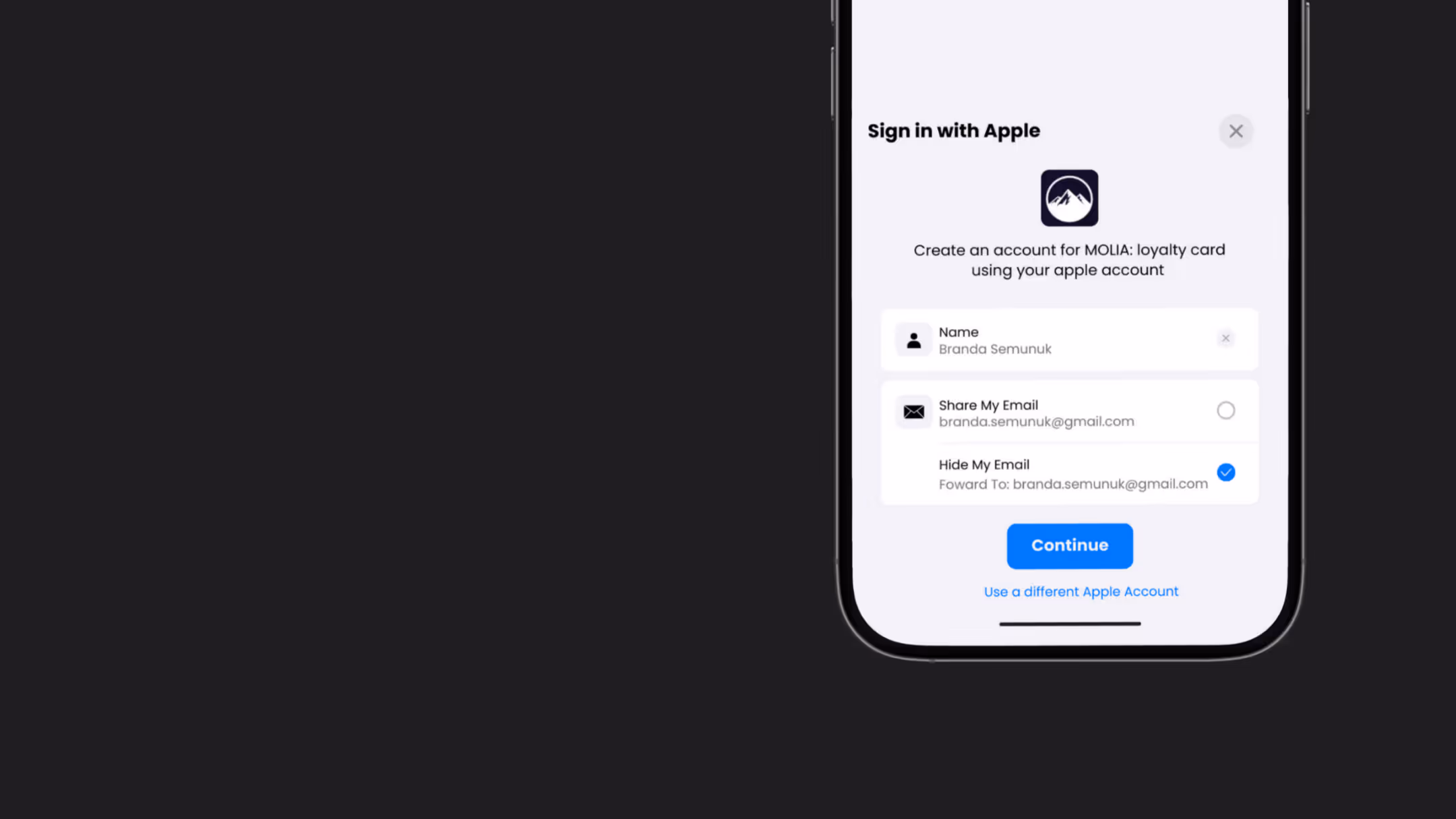 social login apple