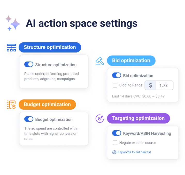 AI section space settings