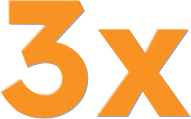 3x