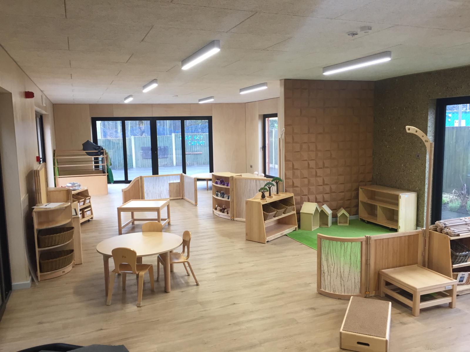 eastfield nursery modular build interior