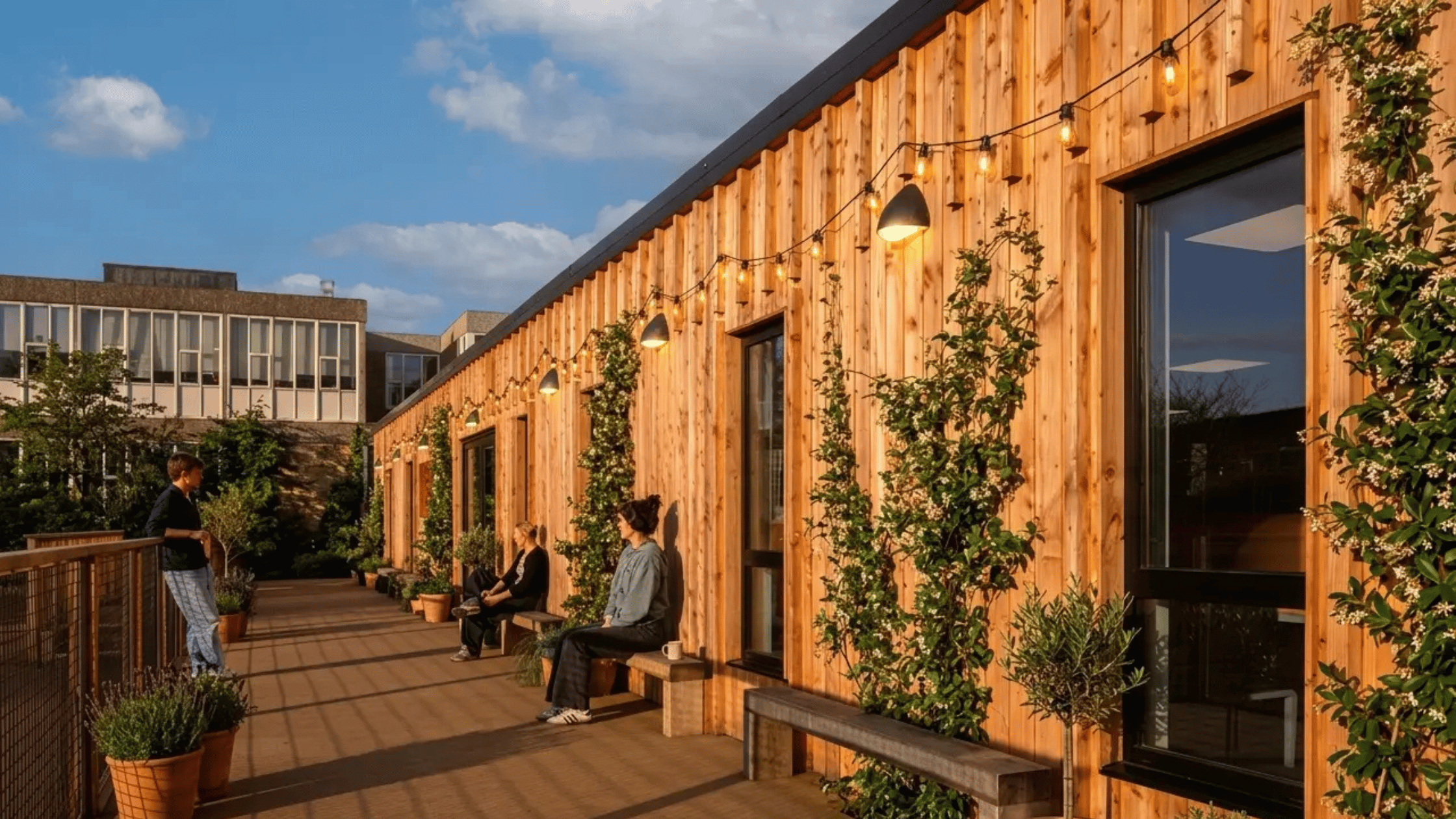 exterior image of modular classroom