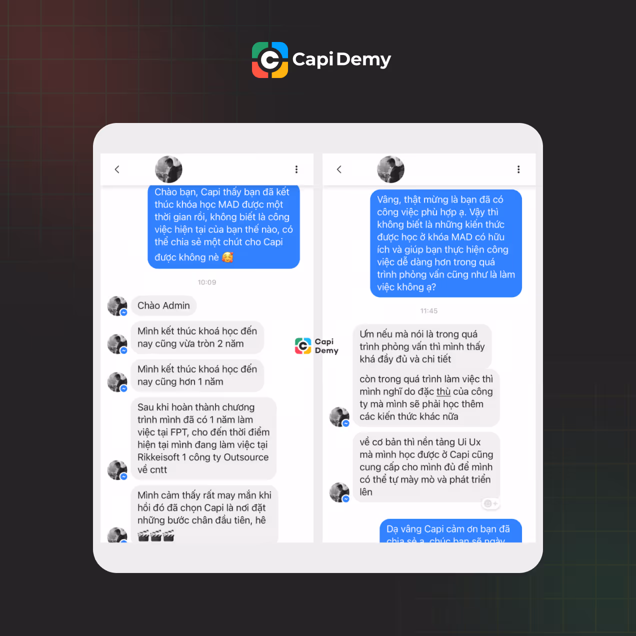 a screenshot of a chat