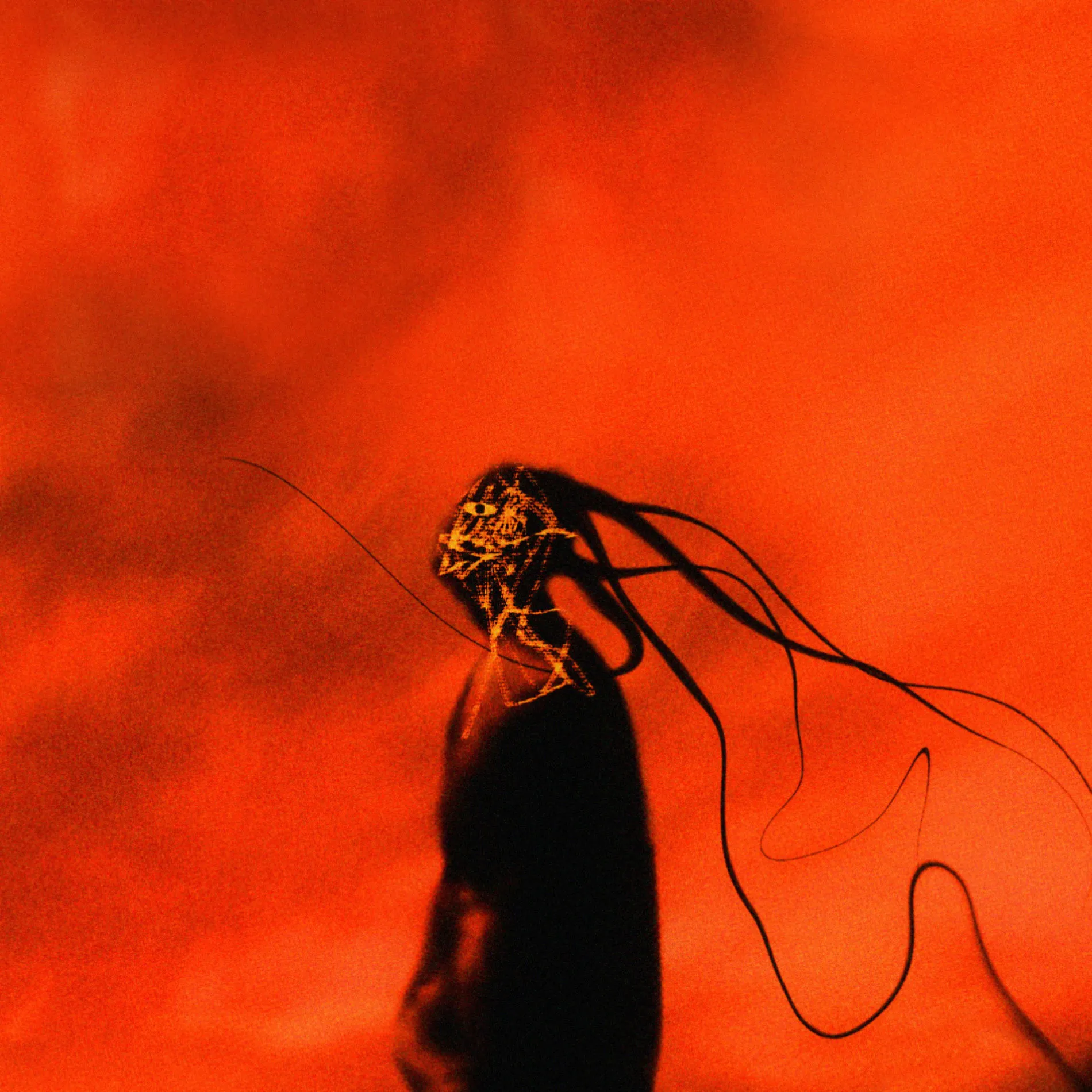 Portrait profil d'un homme avec une barbe et une coupe de cheveux dégradée, encadré par un cadre doré orné.
