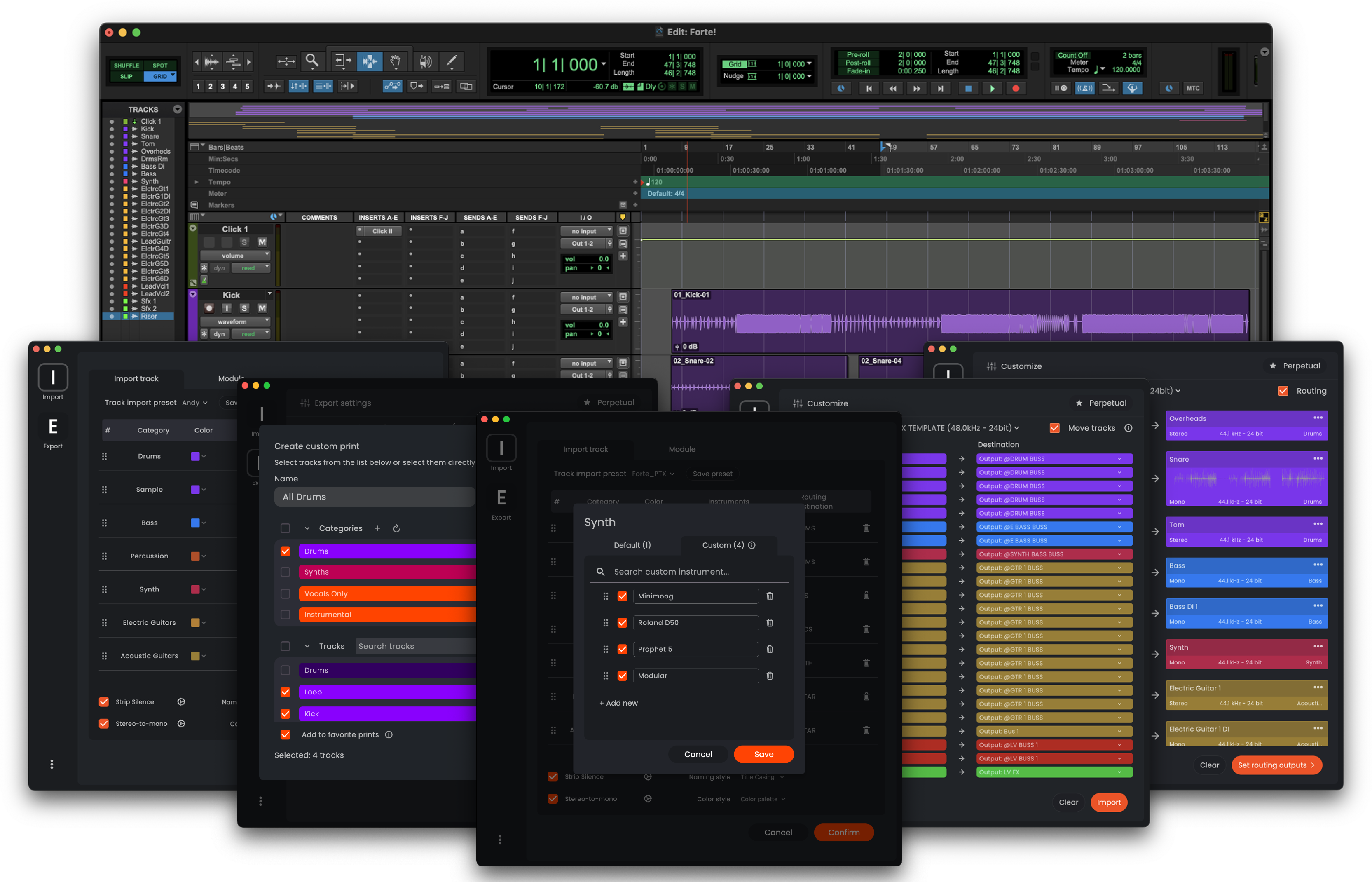 Forte for Pro Tools - Free Download through Avid Link