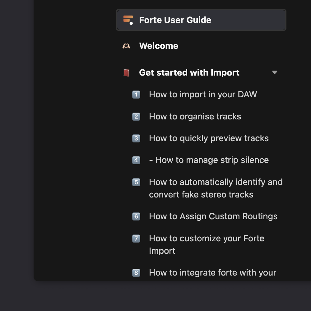 Forte Export - Feature Card - Print Parameters in Logic Pro