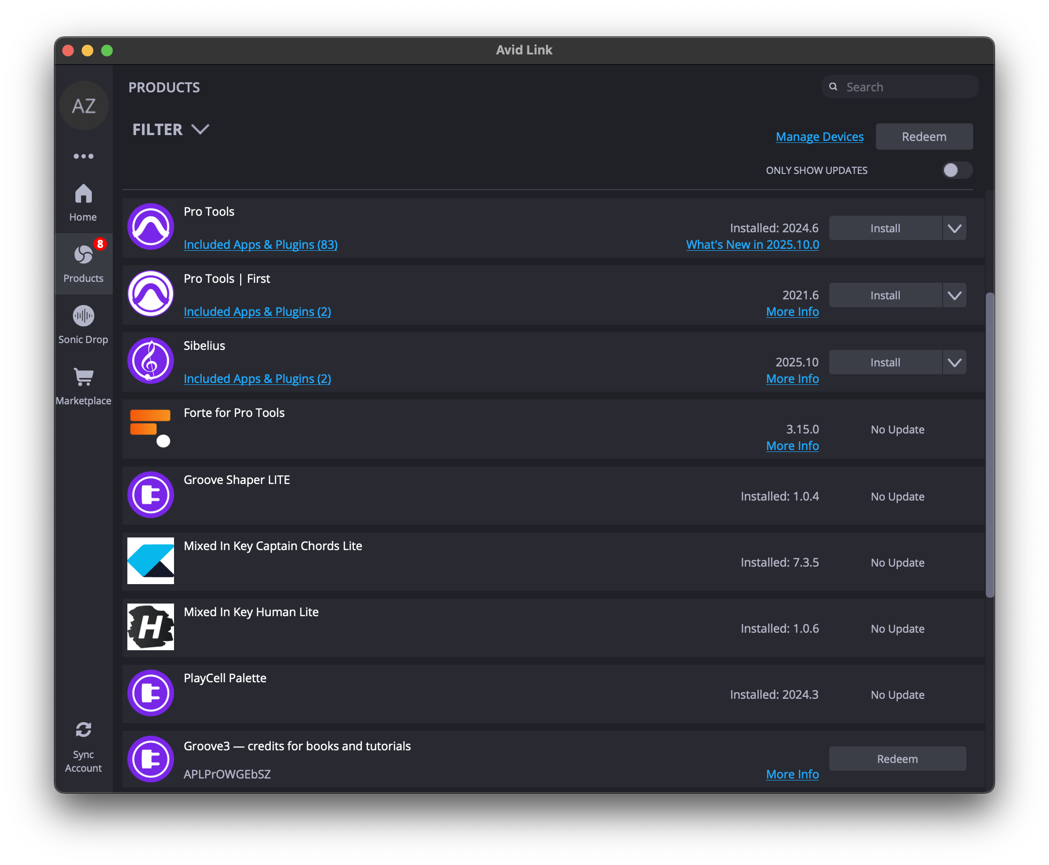 Forte inside Avid Link