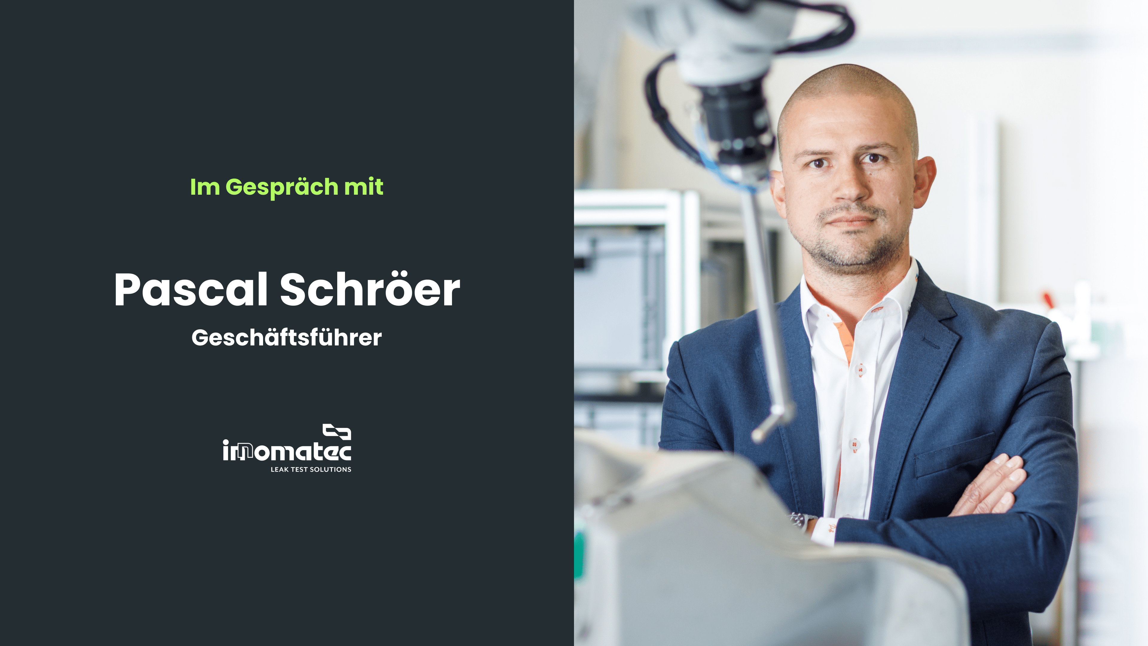 Im Interview mit innomatec Geschäftsführer Pascal Schröer zum Thema Nachhaltigkeit