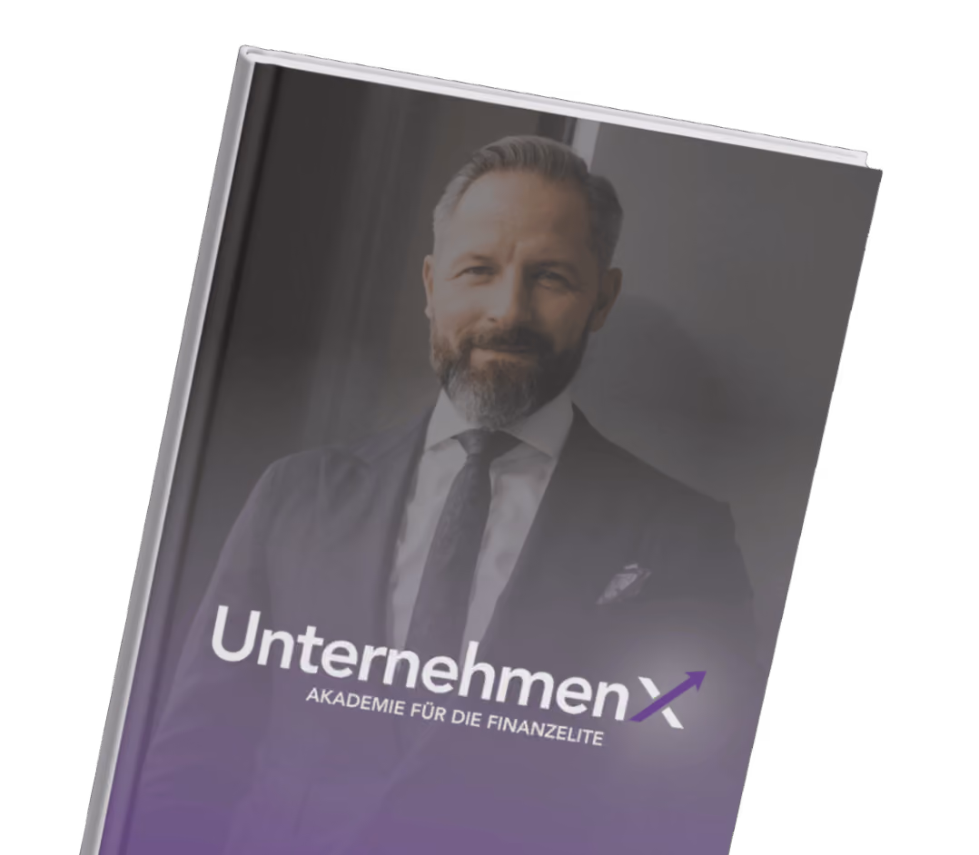 Mockup von UnternehmenX Broschüre