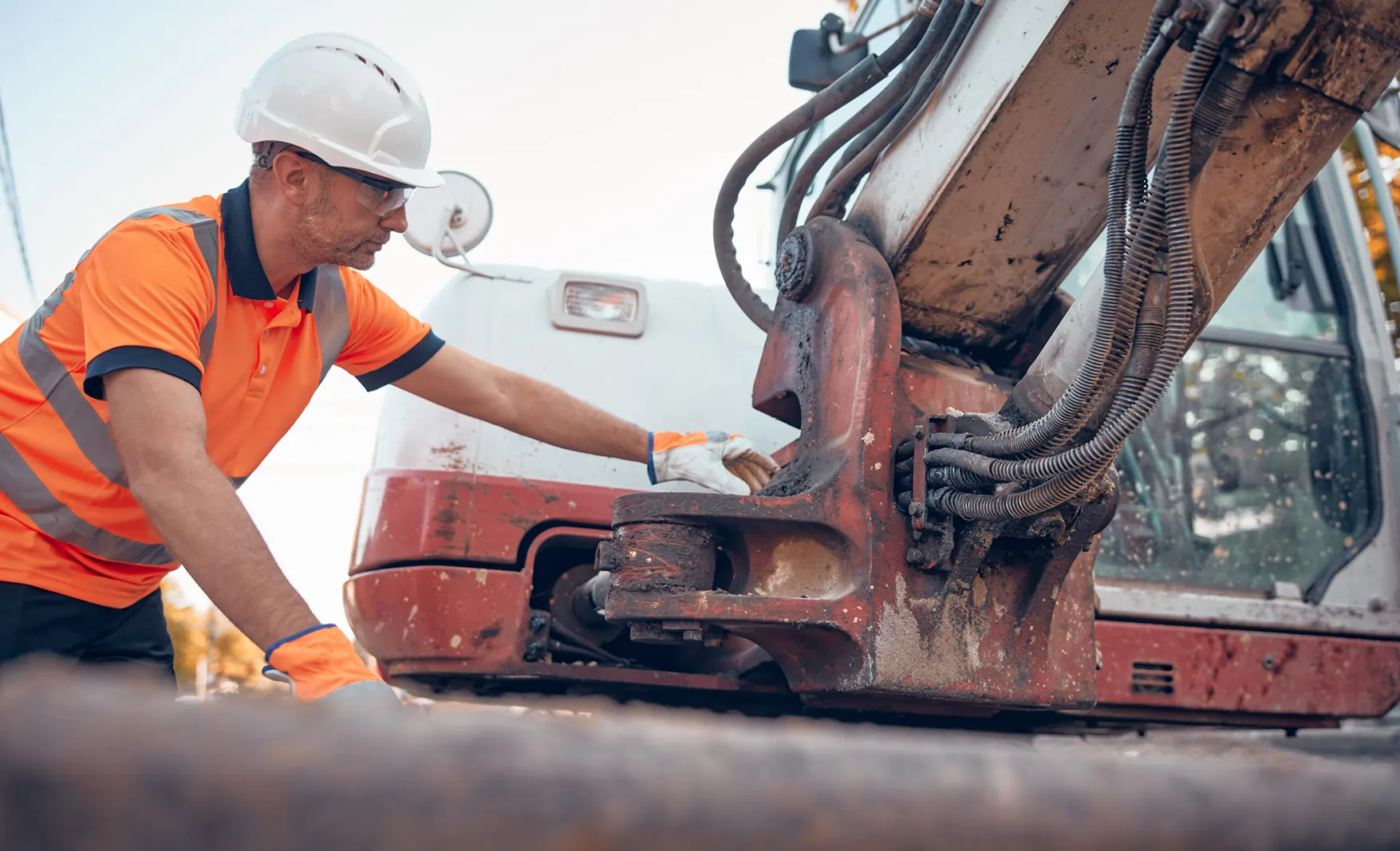 Diesel Mechanic working on mining equipment