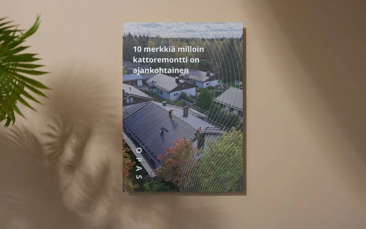 10 merkkiä milloin kattoremontti on ajankohtainen