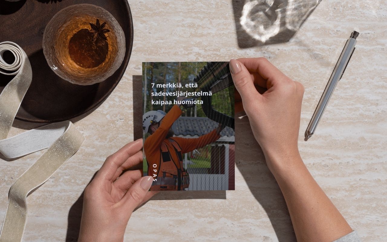 7 merkkiä, että sadevesi_järjestelmä kaipaa huomiota