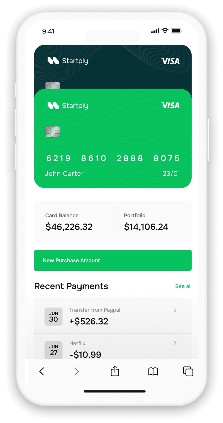 The Most Transparent & Secure Bank - Startply X Webflow Template