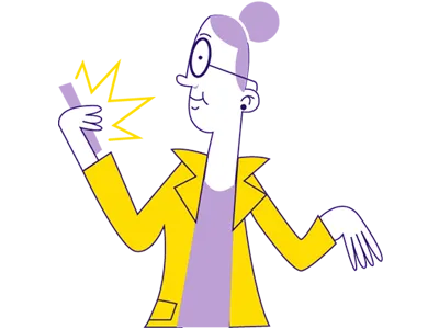 Illustration of nurse learning