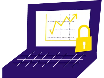Illustration of laptop