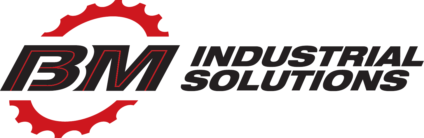 BM Industrial Solutions logo red and black