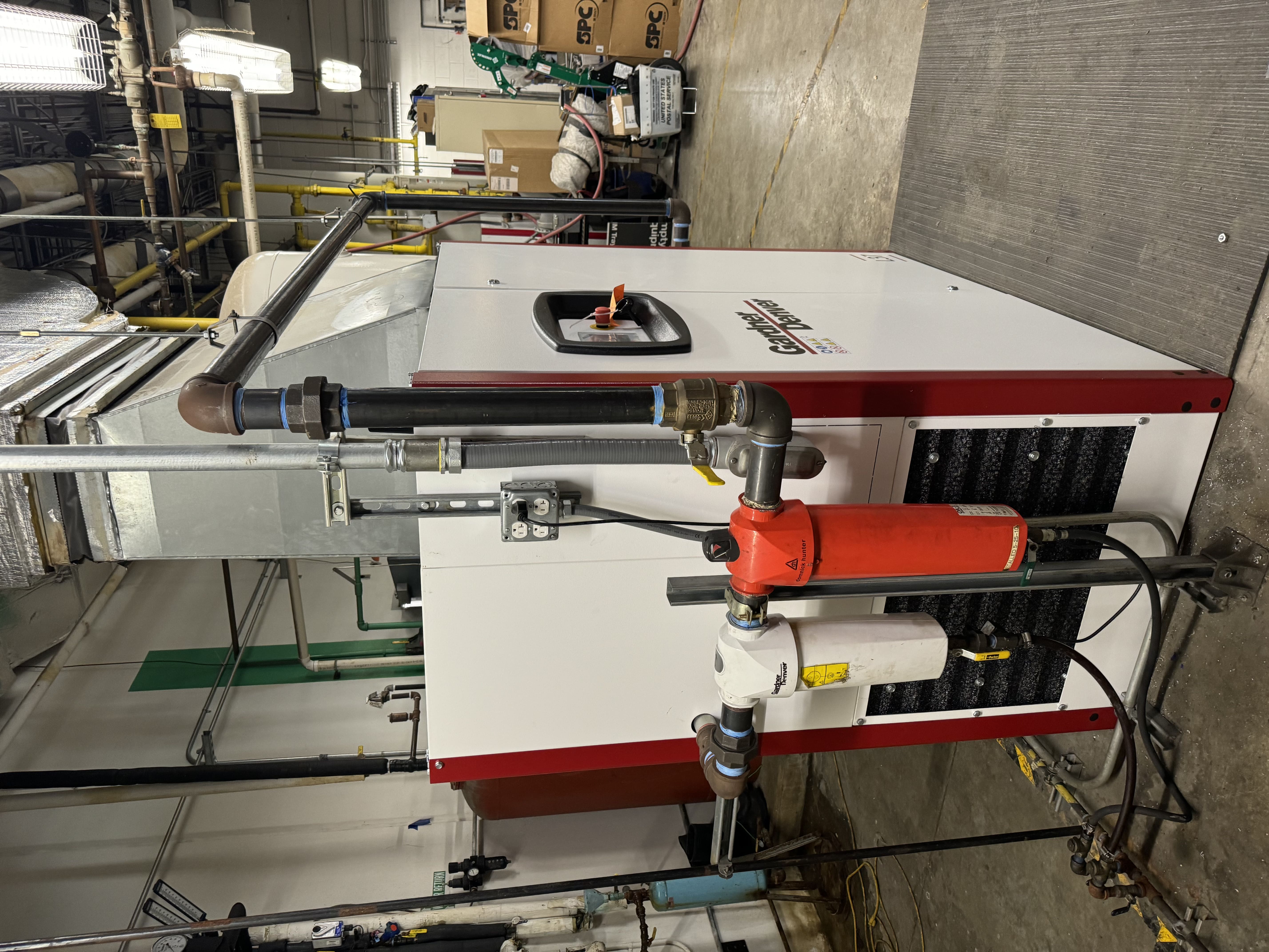 industrial air system design inside an industrial facility