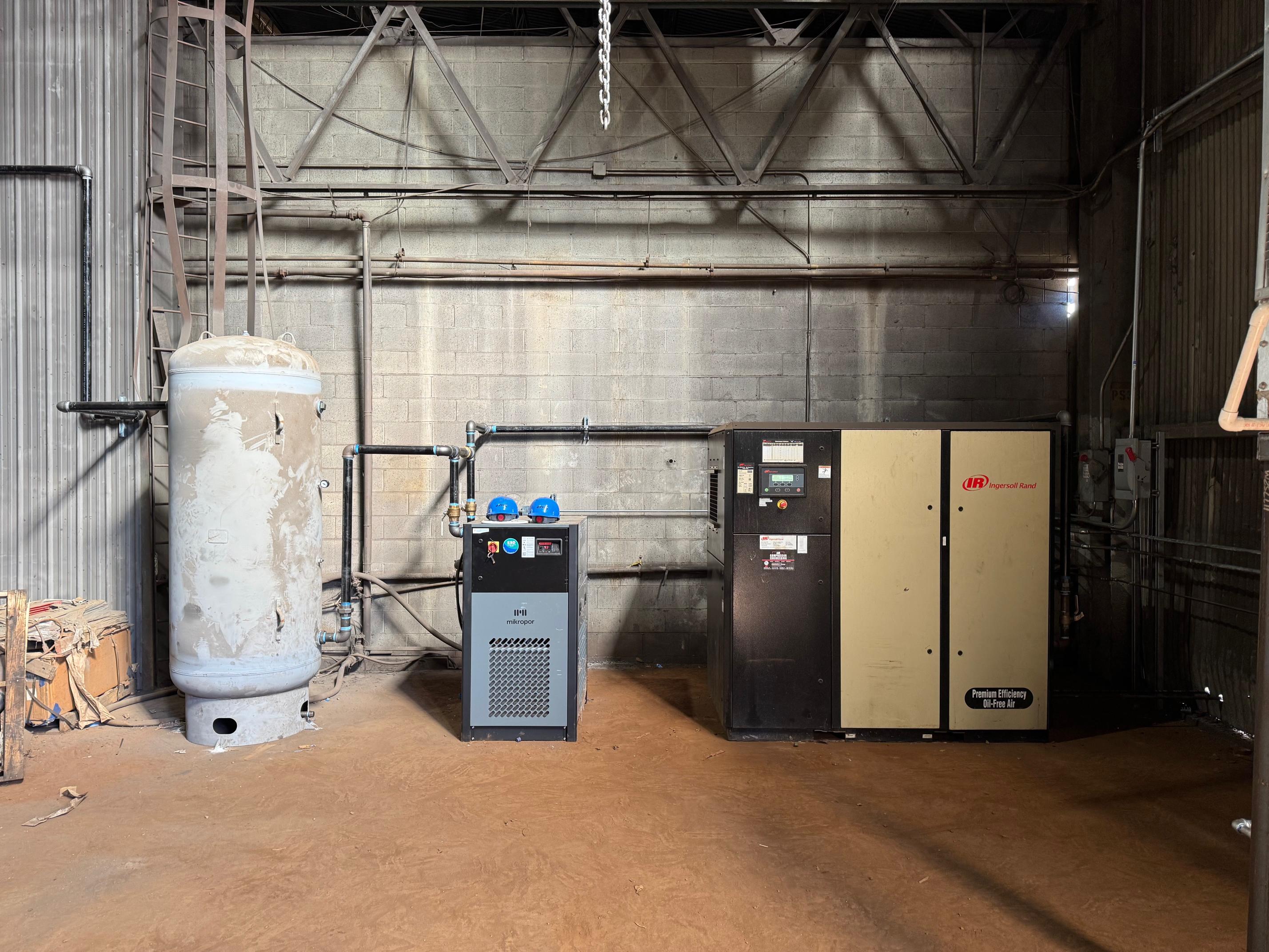 Air compressor system maintained by BM Industrial Solutions