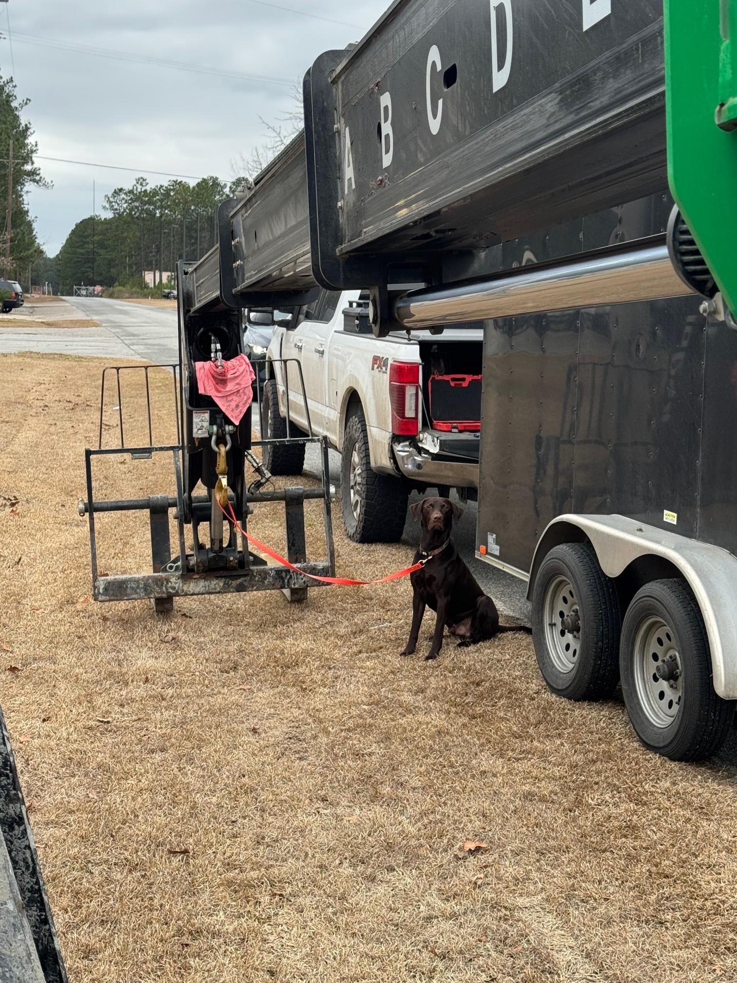 Hydraulic system being repaired by BM Industrial Solutions technician