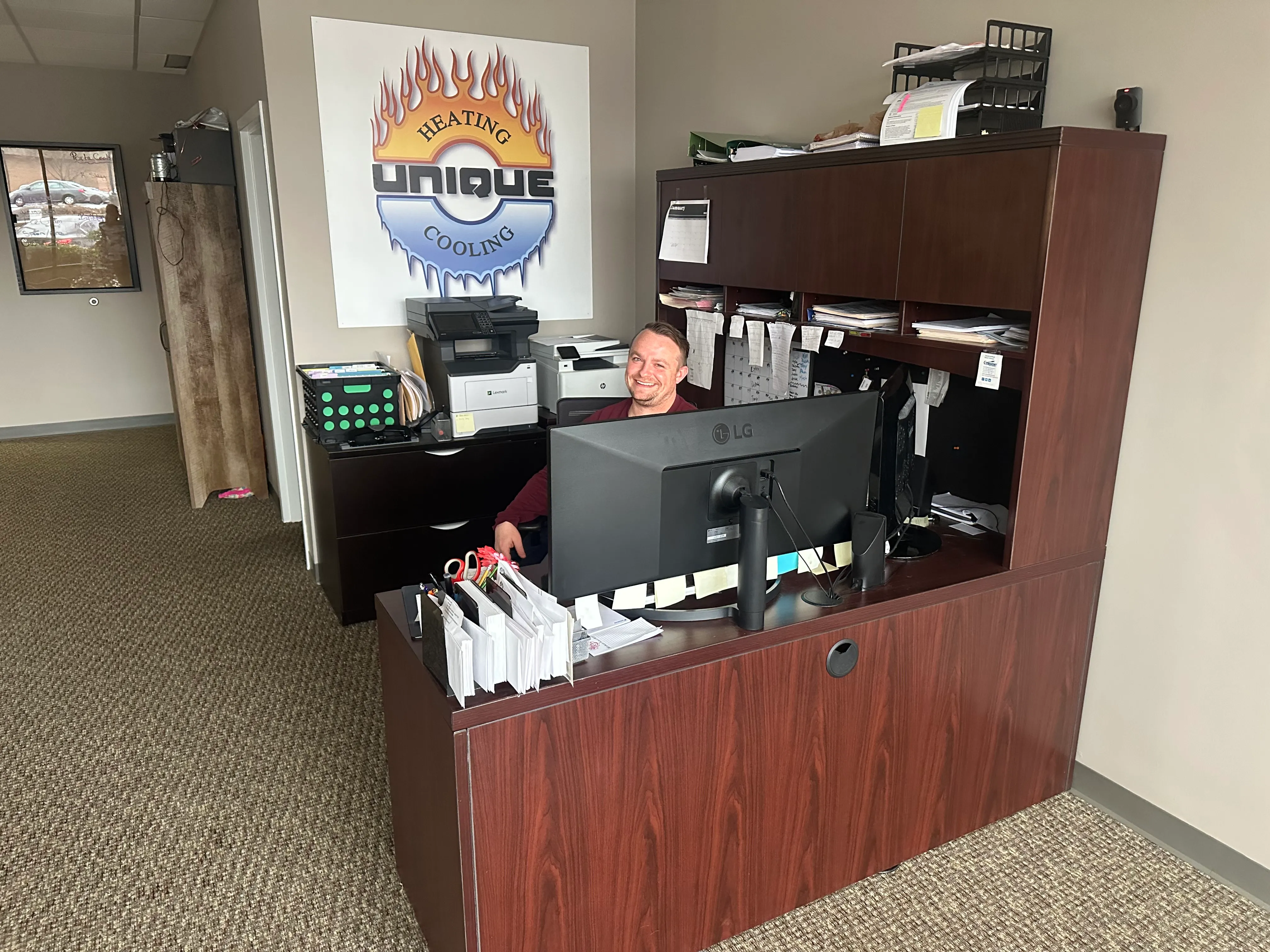 unique heating reception 