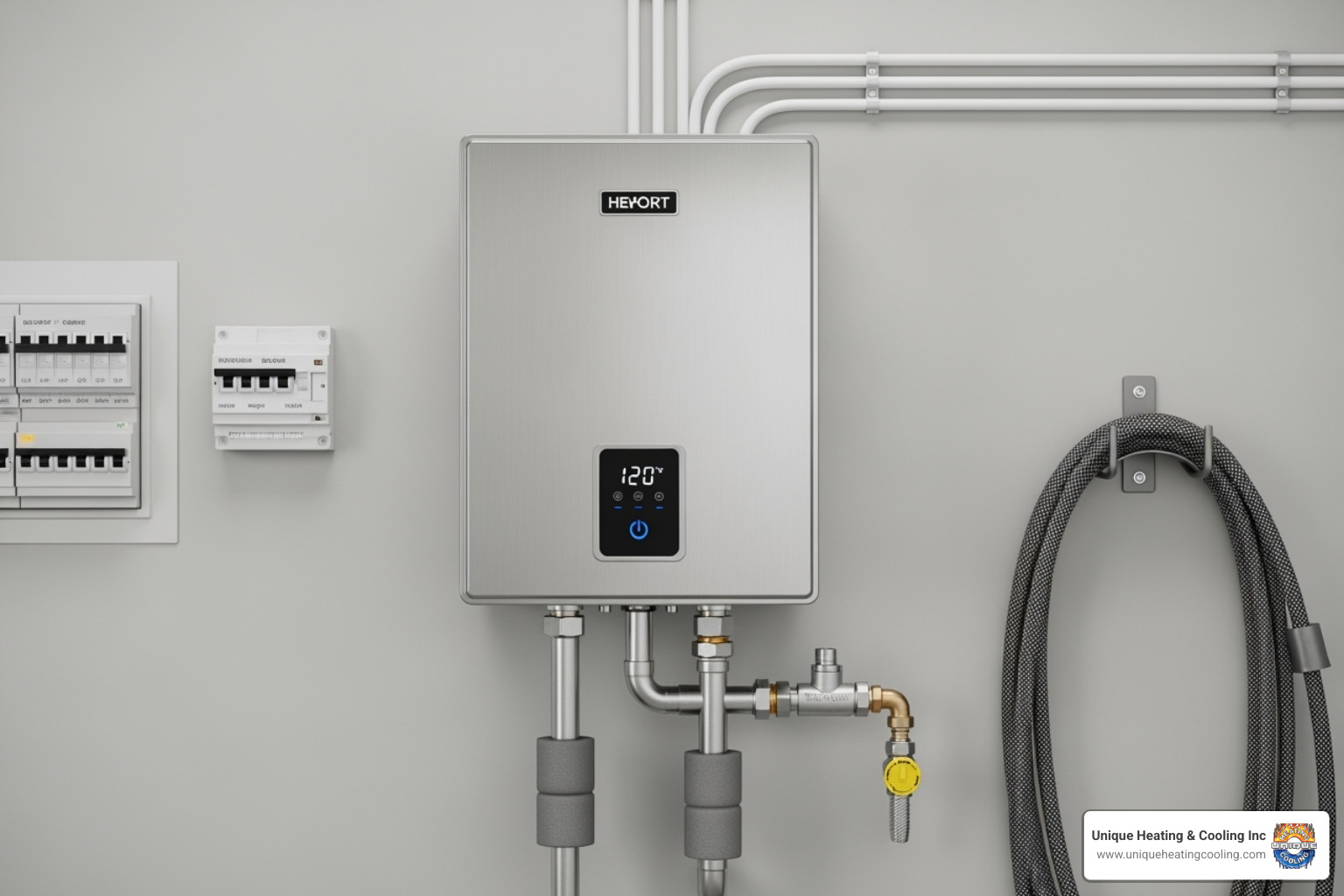 high-efficiency tankless water heater - water heater repair st louis