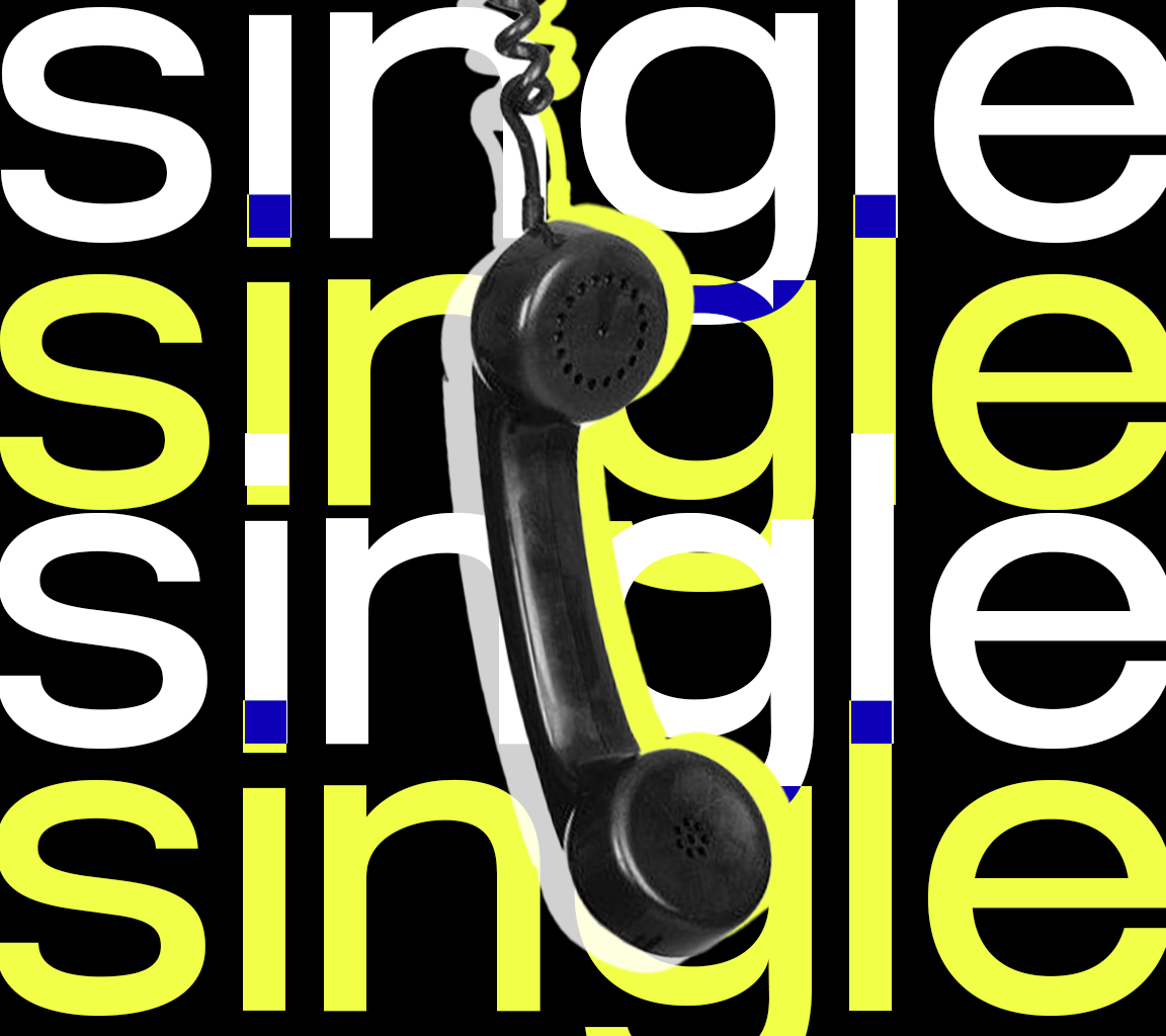 Retro phone handset with "Single Projects" background, highlighting G2V Creators’ custom branding, web design, and automation solutions for entrepreneurs.