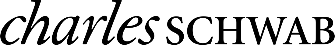Logo with thin, black typography spelling ‘Charles Schwab’
