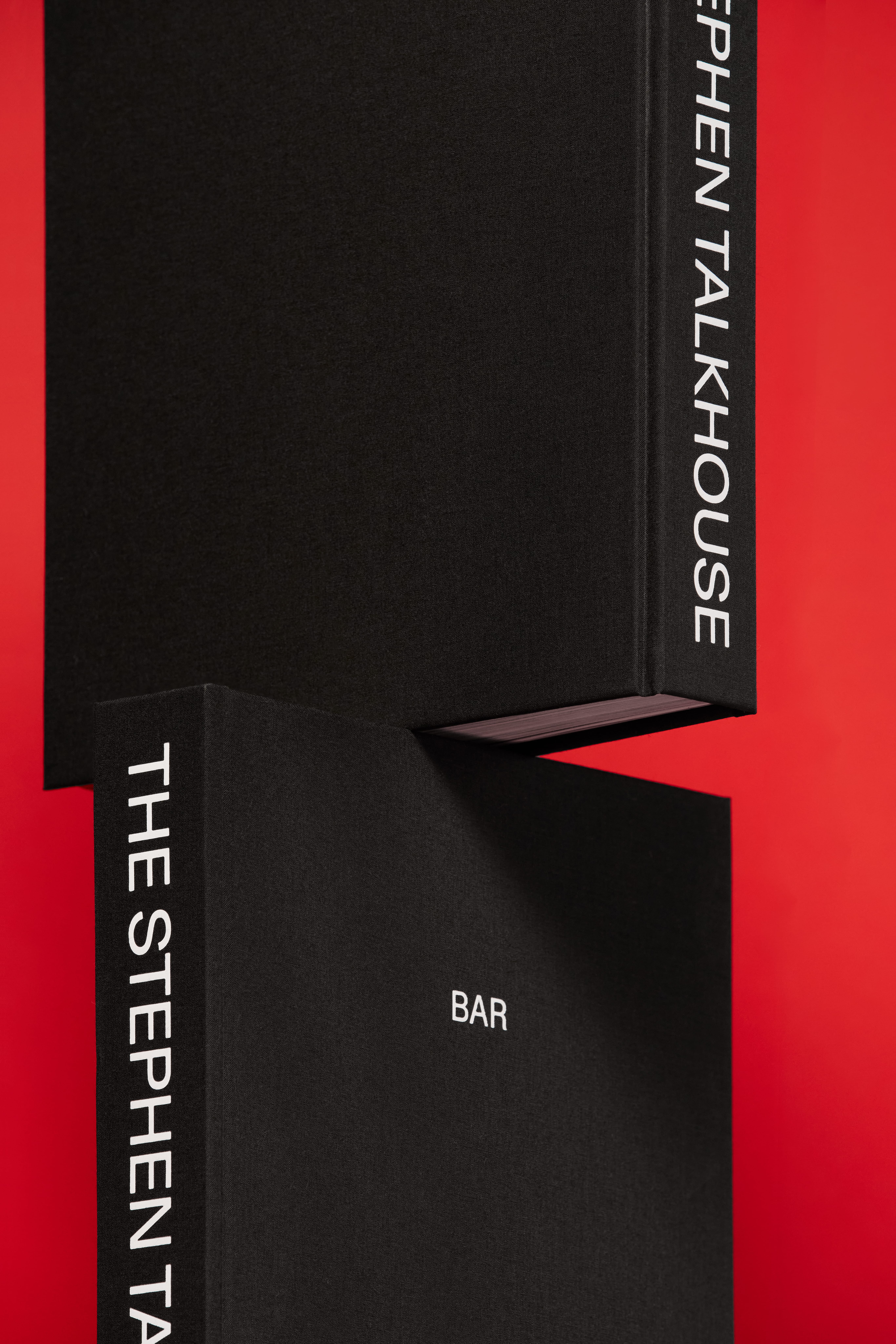 Tri-fold brochure and four rectangular cards for Pollock Krasner House and Study Center on a gray surface.