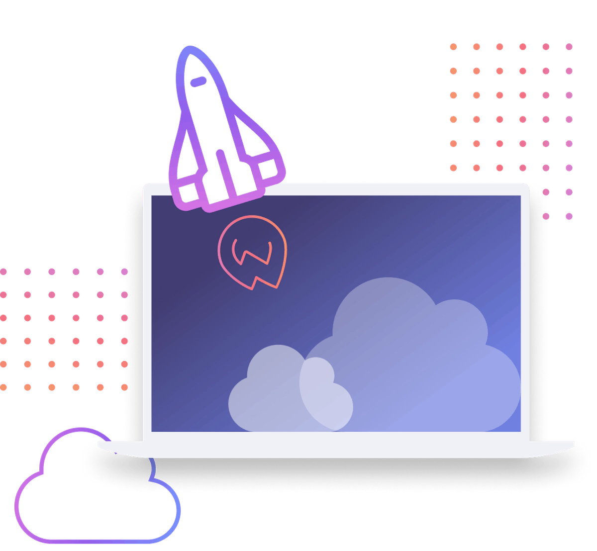 Solutions for startups illustration