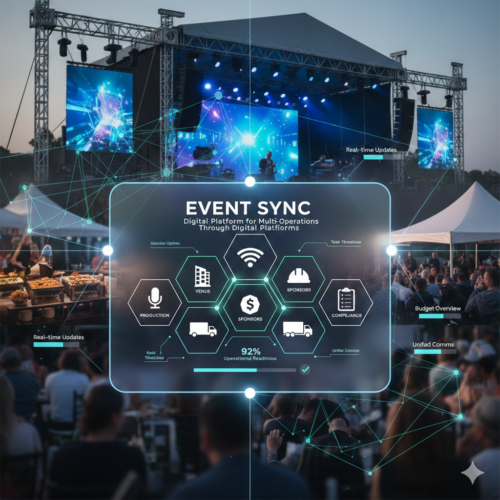 Coordinating Multi-Vendor Event Operations Through Digital Platforms