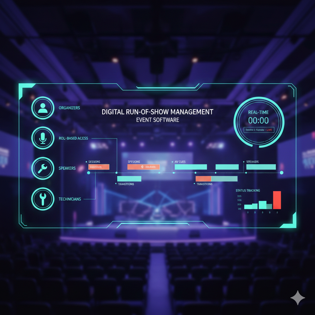 Digital Run-of-Show Management Using Event Software