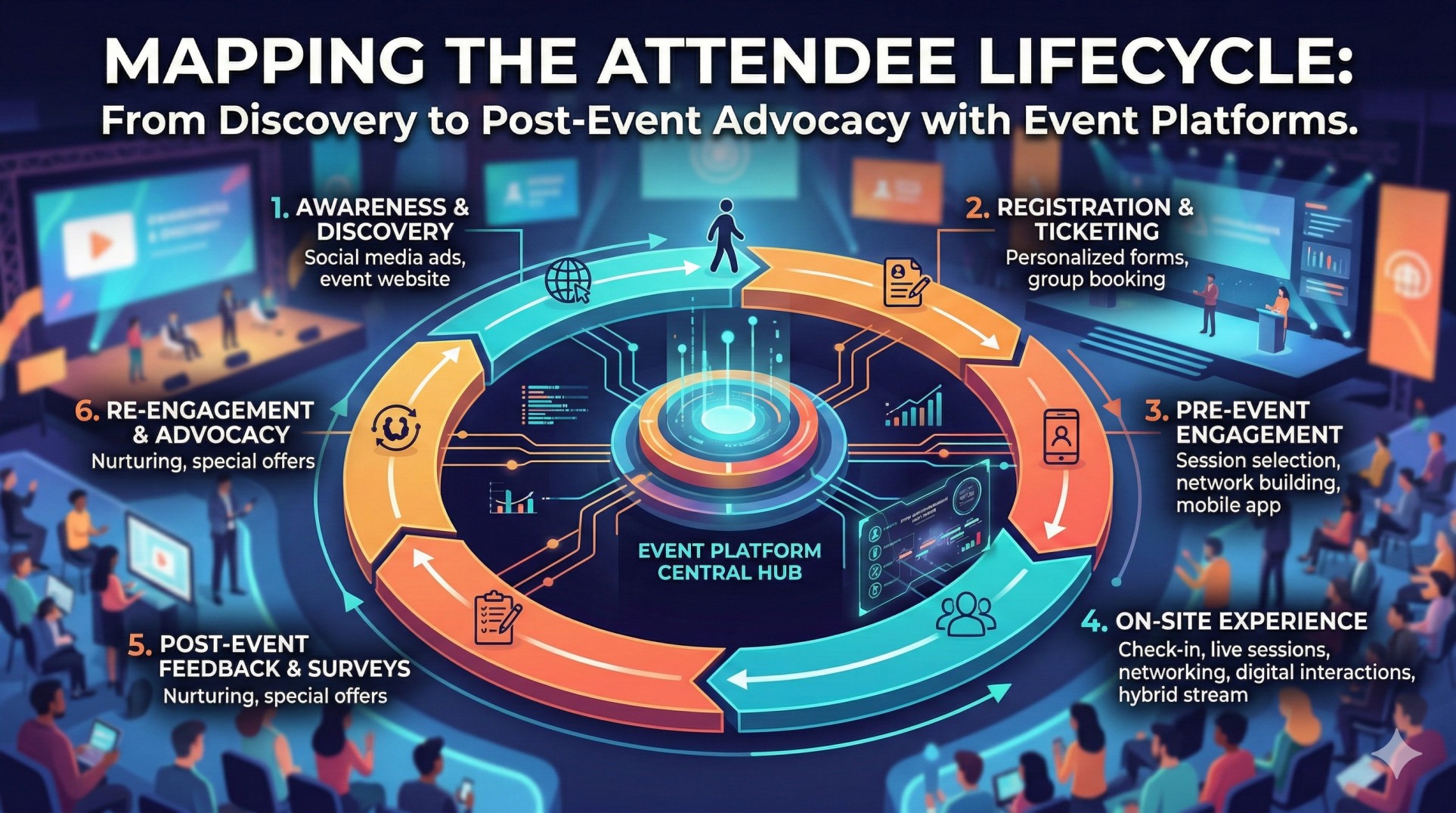 Mapping the Complete Attendee Lifecycle with Event Platforms