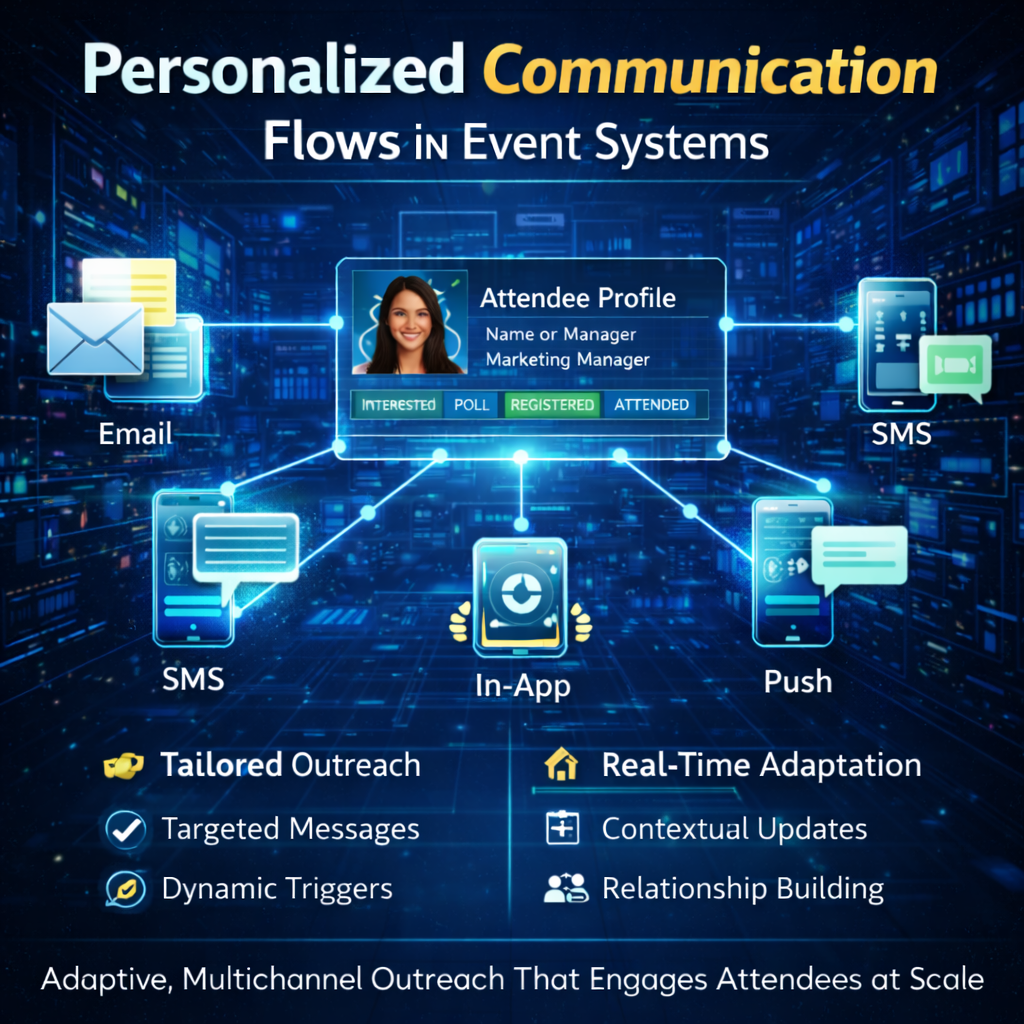 Personalized Communication Flows in Event Systems