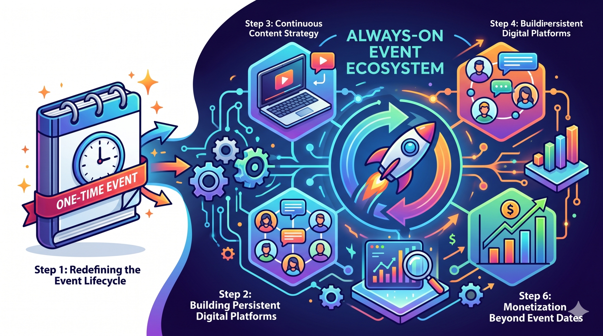 From One-Time Events to Always-On Event Ecosystems