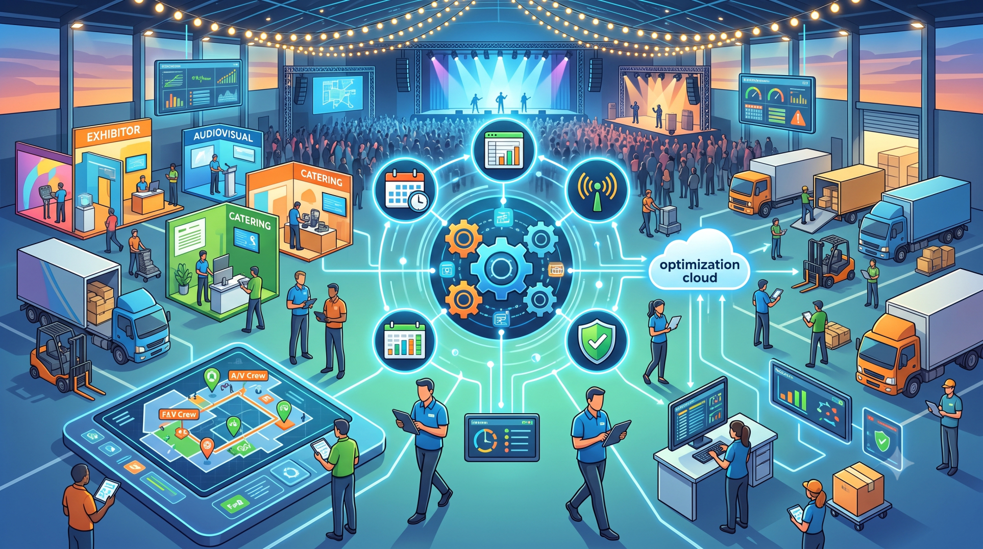 Vendor Resource Optimization Using Event Technology