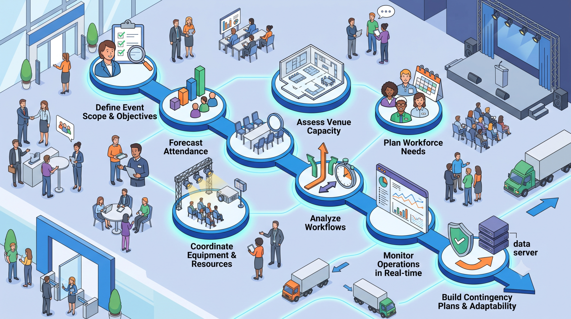 Capacity Planning Frameworks for Event Operations