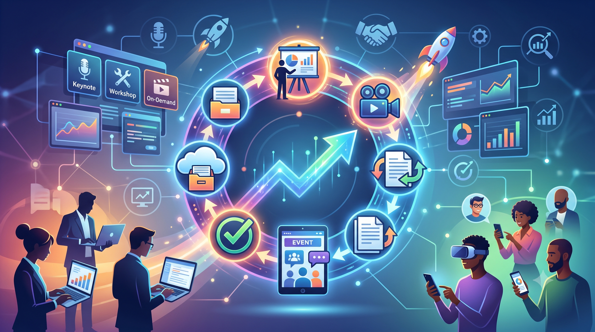 Content Lifecycle Management in Event Platforms
