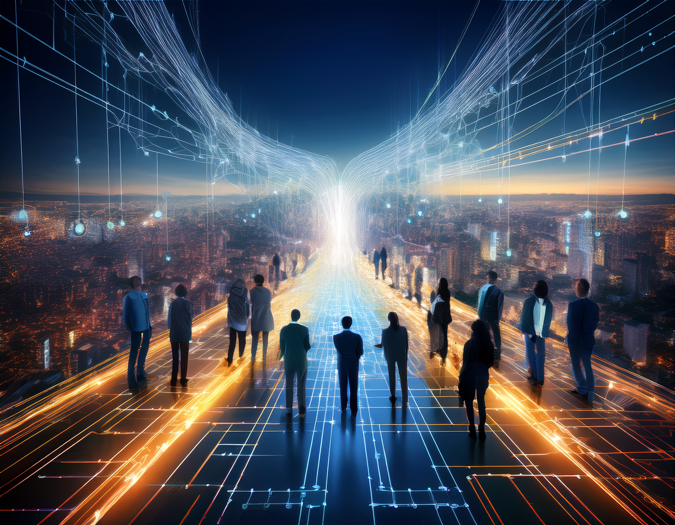 image of handshake over a financial report