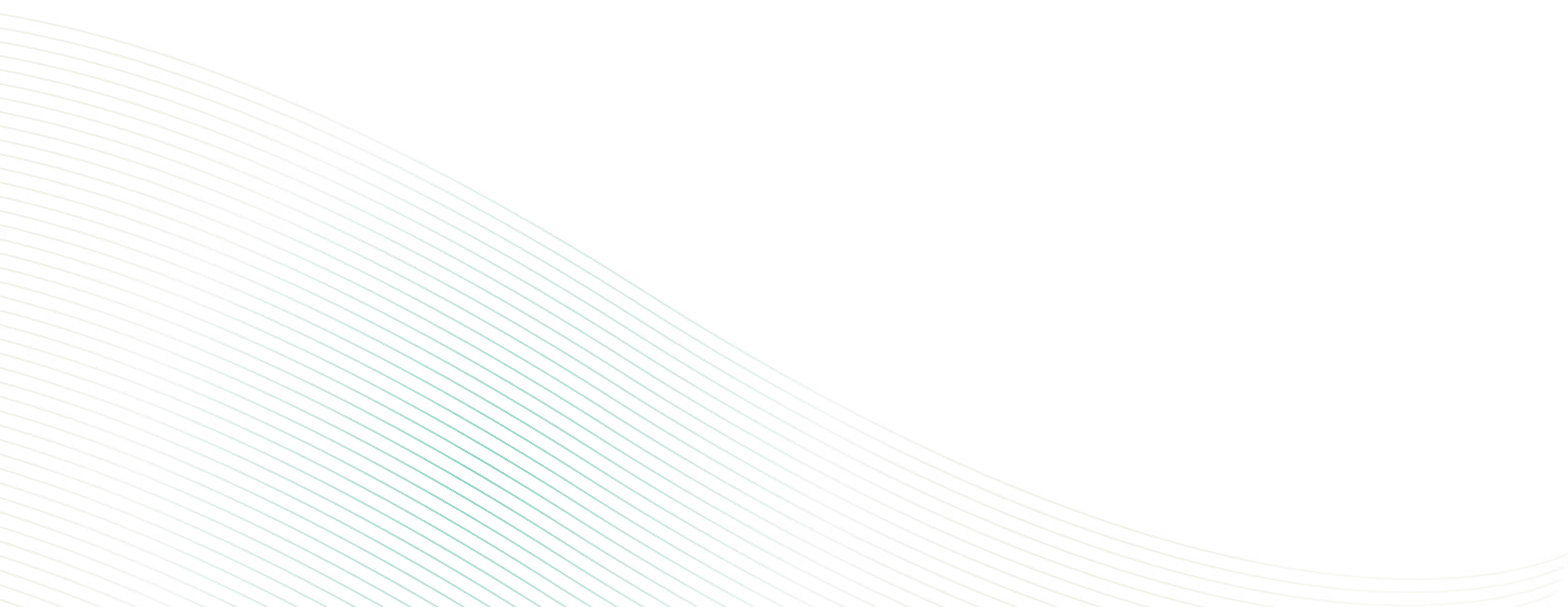 Linhas curvas brancas e verdes sobre fundo preto formando um padrão fluido e ondulado.