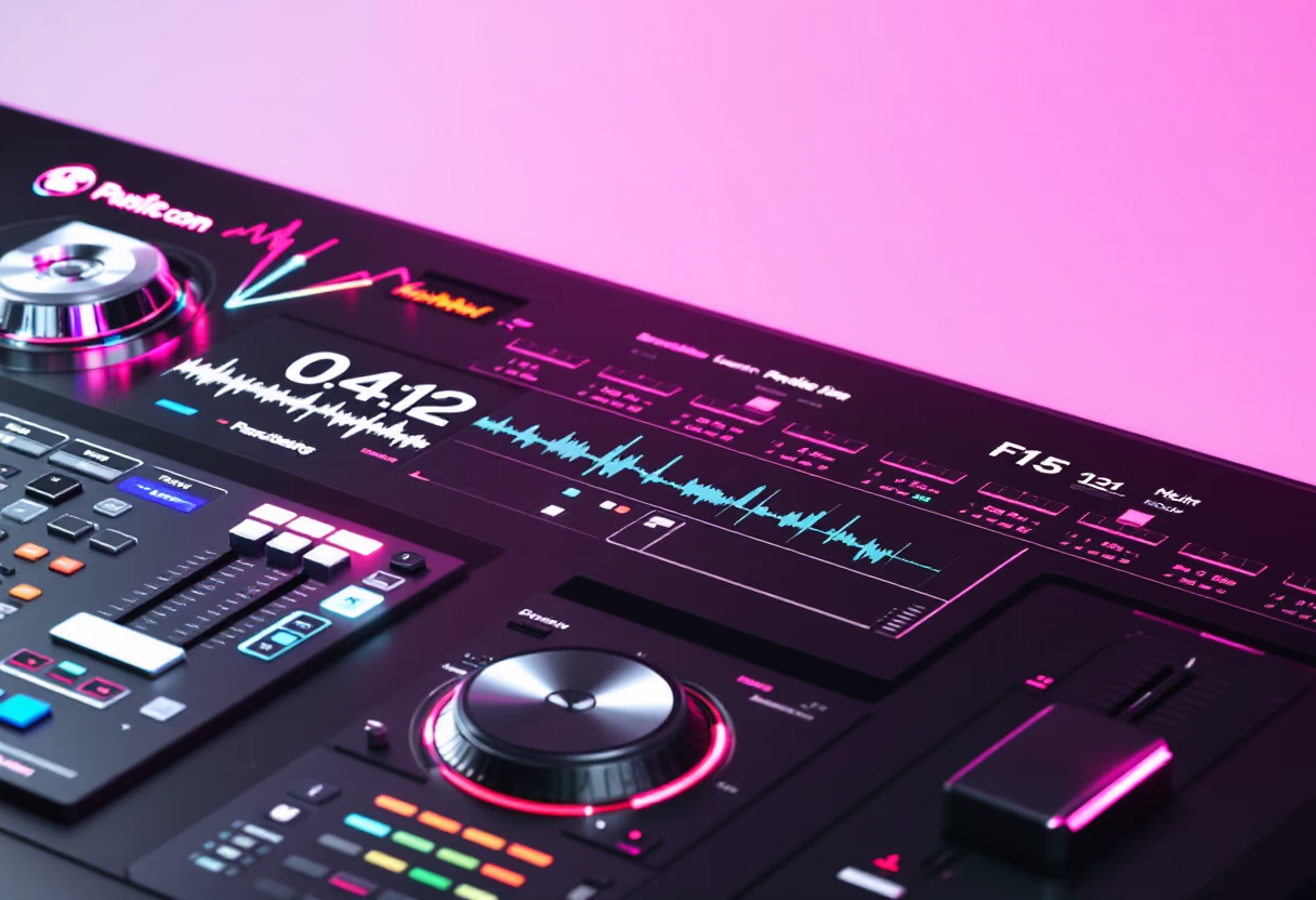 [digital project] image of editing software on a screen (for a music studio)