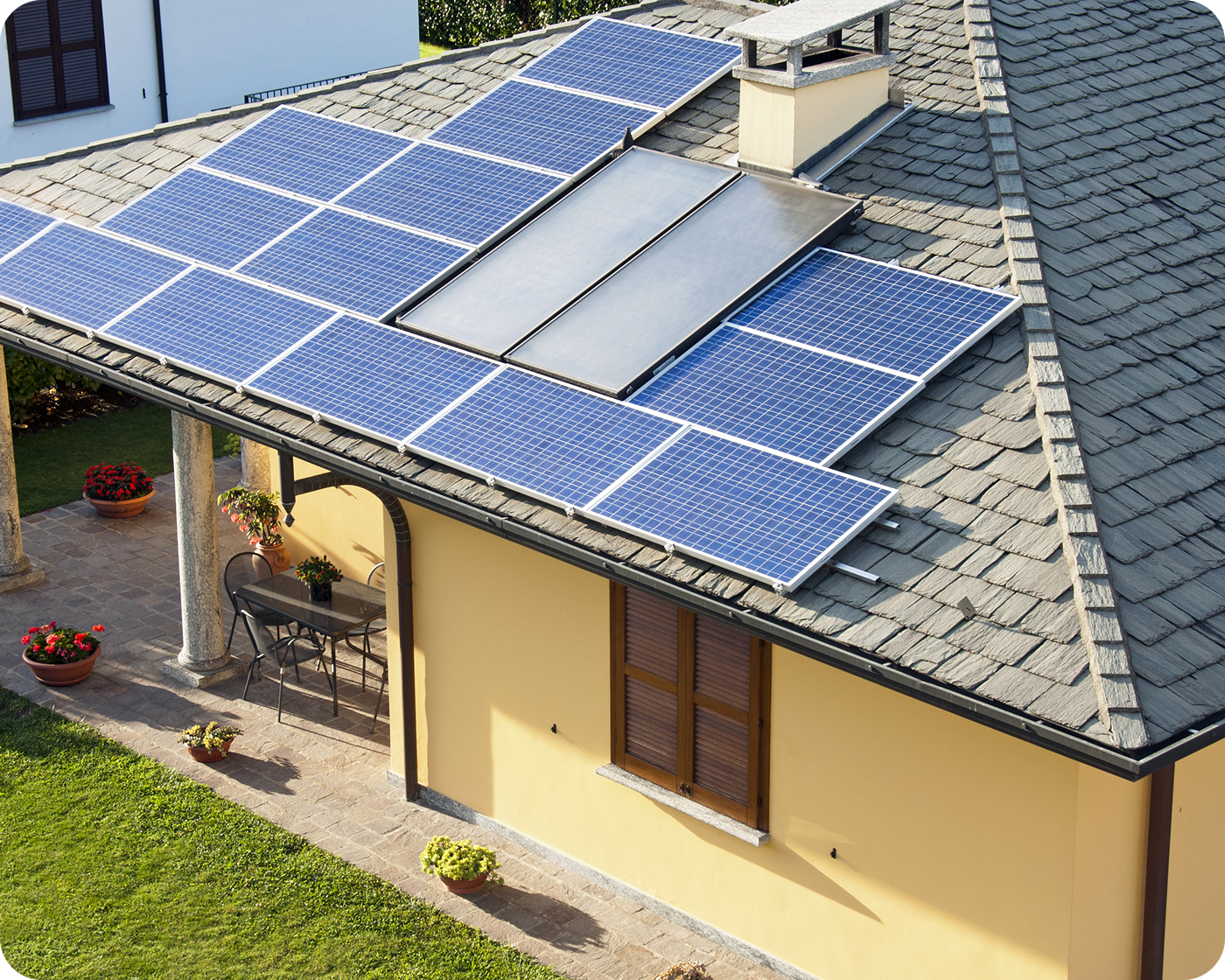 Solar panal install on the roof