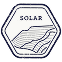 Solar badge