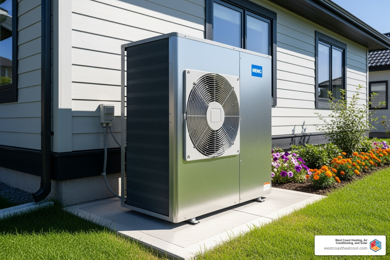 modern, energy-efficient heat pump system - san diego air conditioning repair