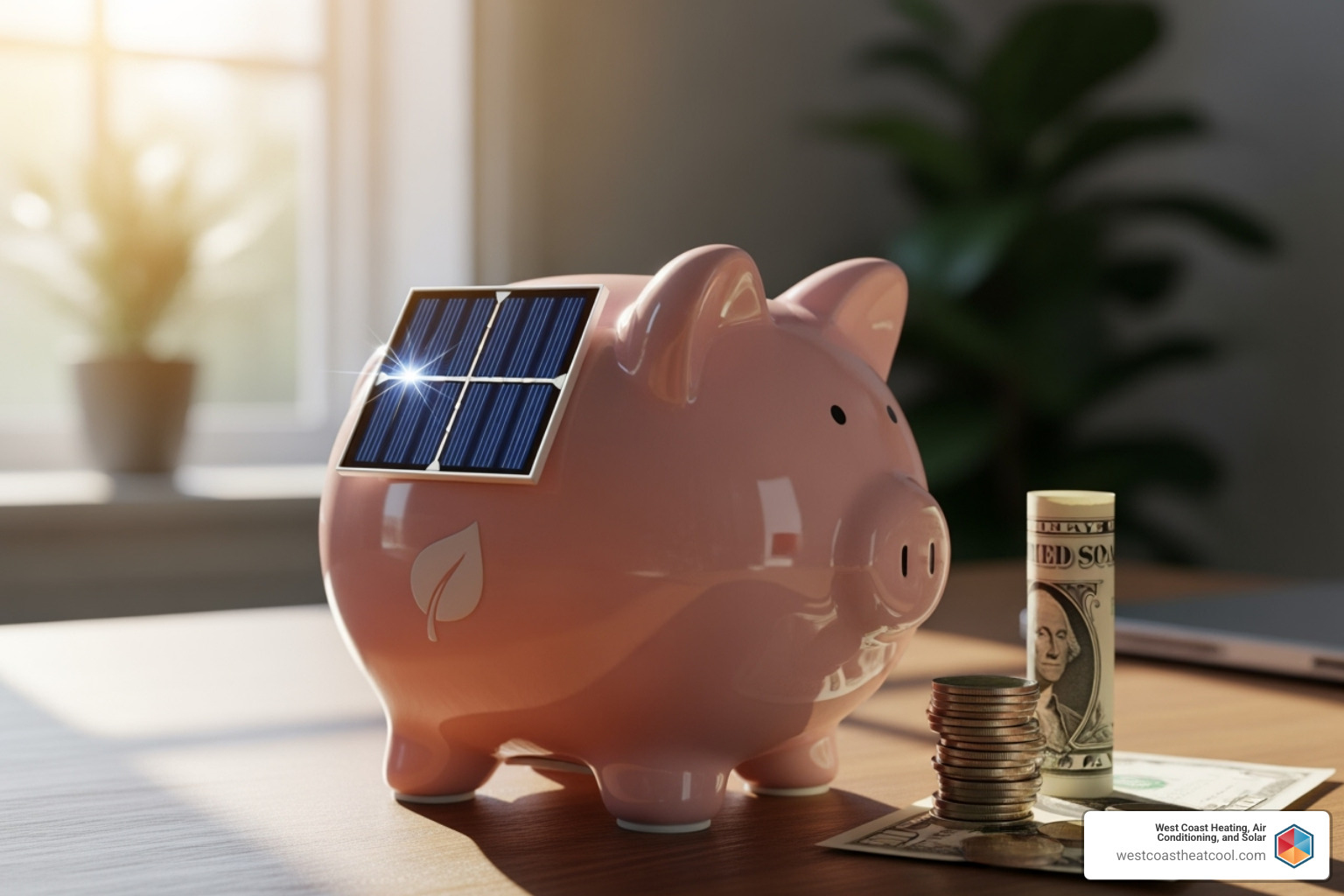 piggy bank solar panel - solar panel company san diego