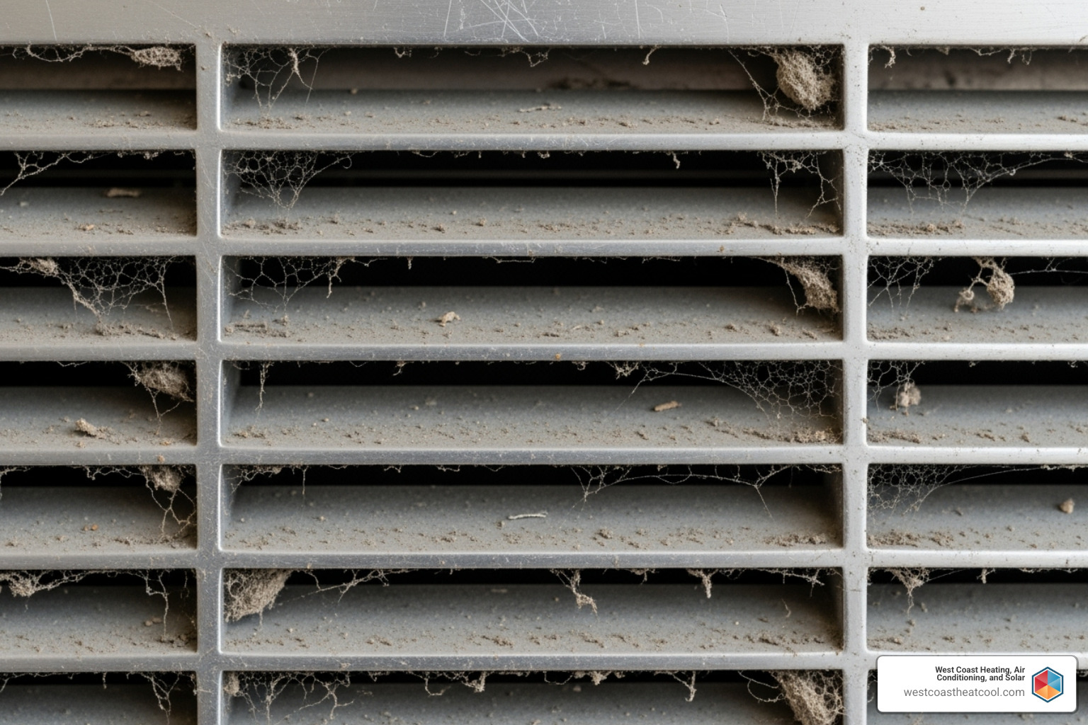dusty air vent cover - air duct cleaning oceanside
