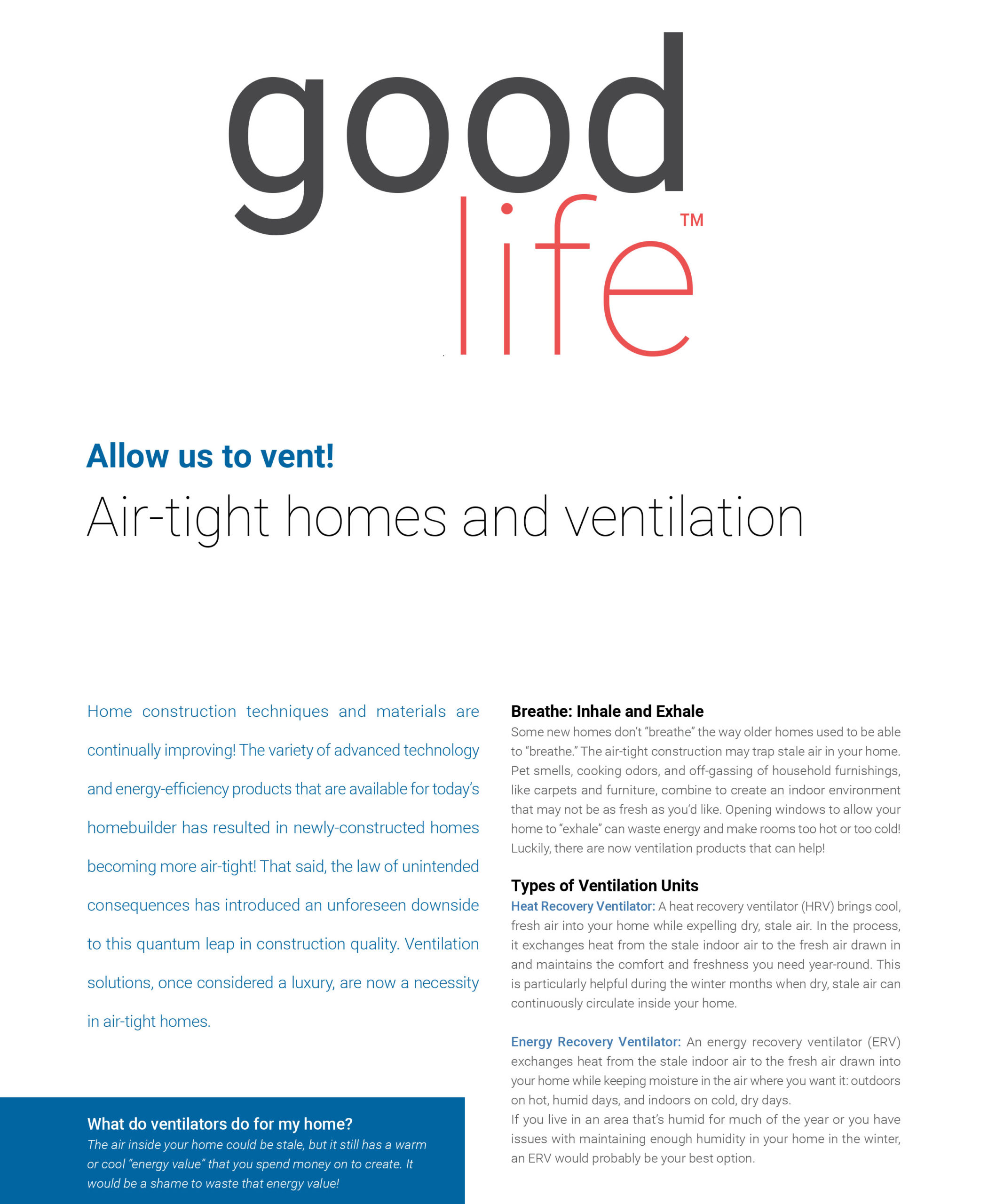 Air-tight home ventilation system showcasing energy-efficient technology, emphasizing Jormer Enterprises' focus on customer satisfaction and HVAC services.